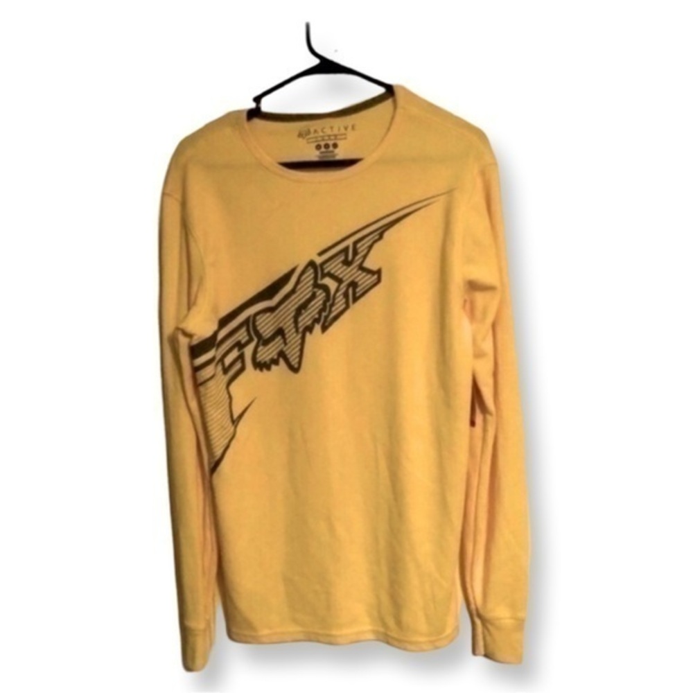 🧨Fox Active Tech long sleeve yellow T-shirt